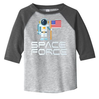 United States Space Force Astronaut Flag Toddler Fine Jersey T-Shirt