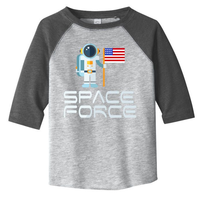 United States Space Force Astronaut Flag Toddler Fine Jersey T-Shirt