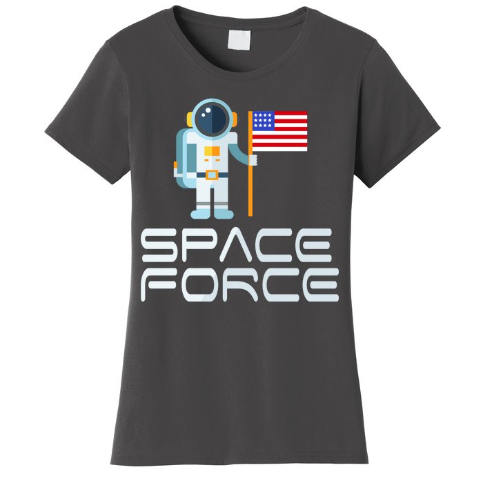 United States Space Force Astronaut Flag Women's T-Shirt