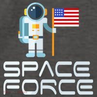 United States Space Force Astronaut Flag Vector Backpack