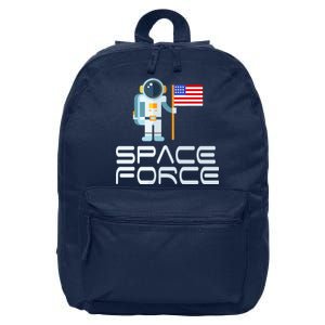 United States Space Force Astronaut Flag 16 in Basic Backpack