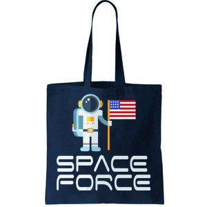 United States Space Force Astronaut Flag Tote Bag