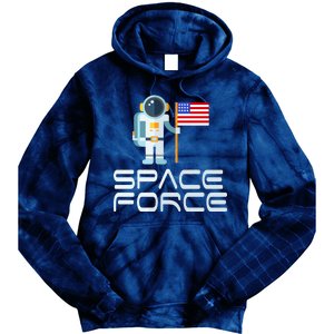 United States Space Force Astronaut Flag Tie Dye Hoodie