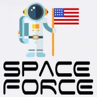 United States Space Force Astronaut Flag Garment-Dyed Sweatshirt