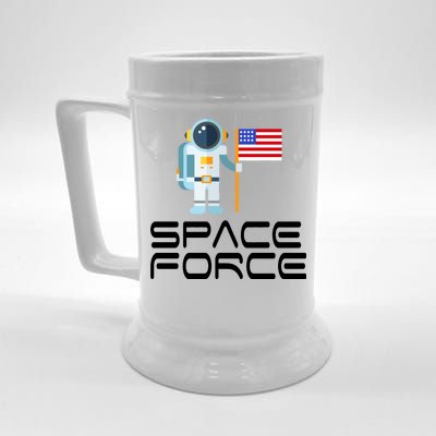 United States Space Force Astronaut Flag Beer Stein