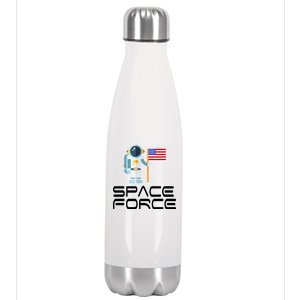 United States Space Force Astronaut Flag Stainless Steel Insulated Water Bottle