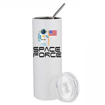 United States Space Force Astronaut Flag Stainless Steel Tumbler