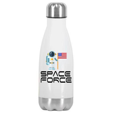 United States Space Force Astronaut Flag Stainless Steel Insulated Water Bottle