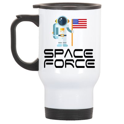 United States Space Force Astronaut Flag Stainless Steel Travel Mug