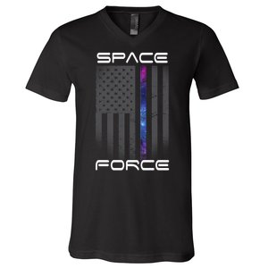 United States Space Force Flag V-Neck T-Shirt