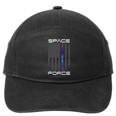 United States Space Force Flag 7-Panel Snapback Hat