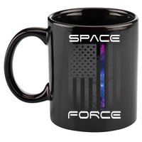 United States Space Force Flag 11oz C Handle Ceramic Mug