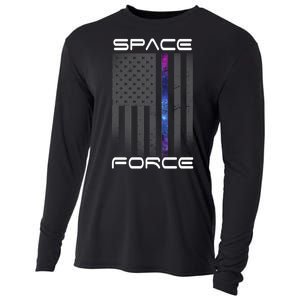 United States Space Force Flag Cooling Performance Long Sleeve Crew