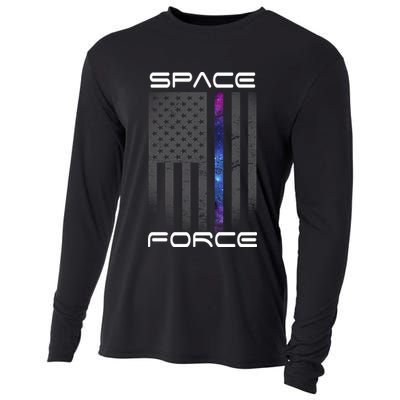 United States Space Force Flag Cooling Performance Long Sleeve Crew