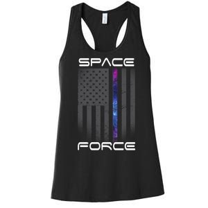 United States Space Force Flag Women's Racerback Tank