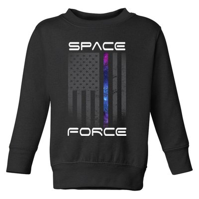 United States Space Force Flag Toddler Sweatshirt