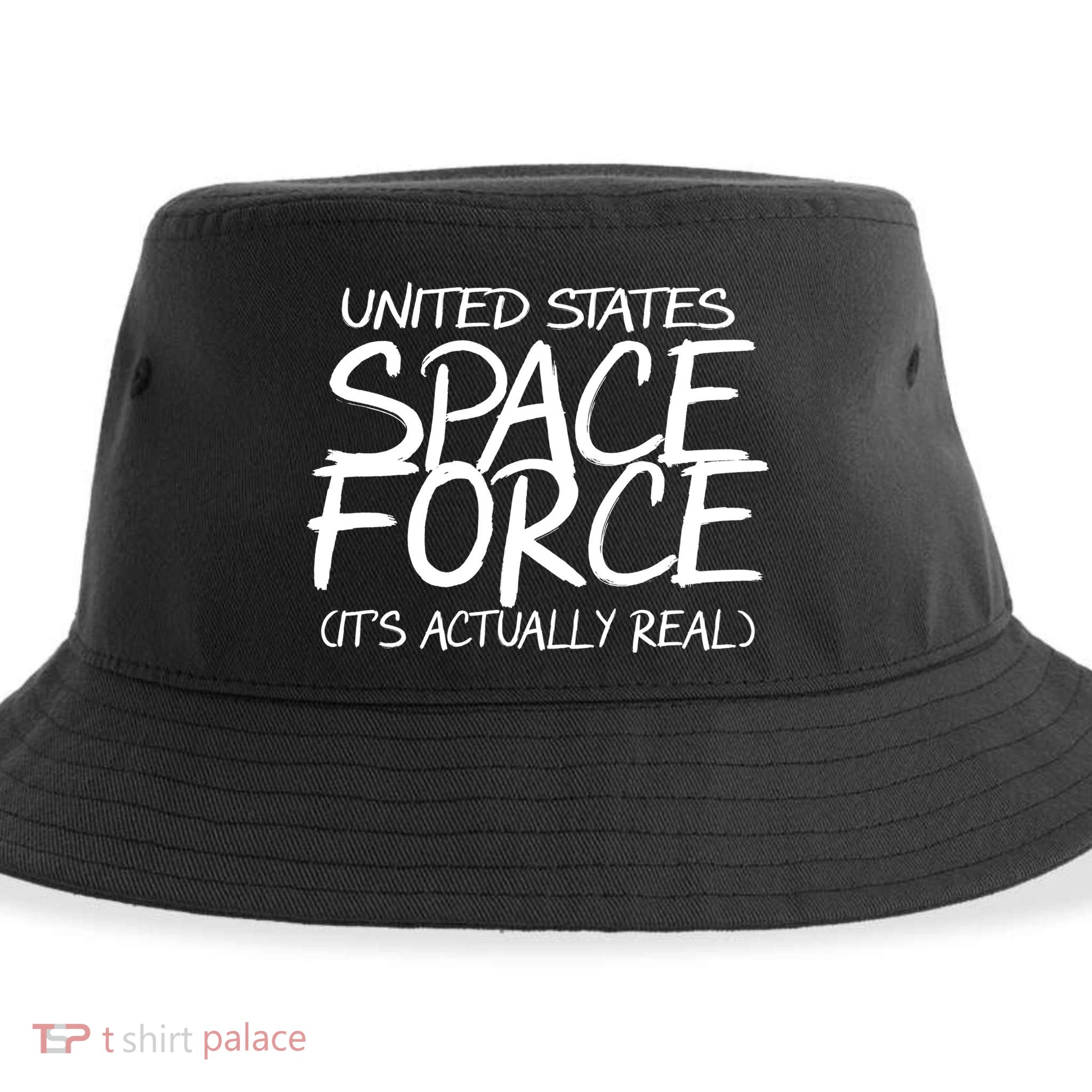 United States Space Force It's Actually Real Sustainable Bucket Hat