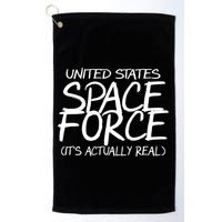 United States Space Force It's Actually Real Golf Towel