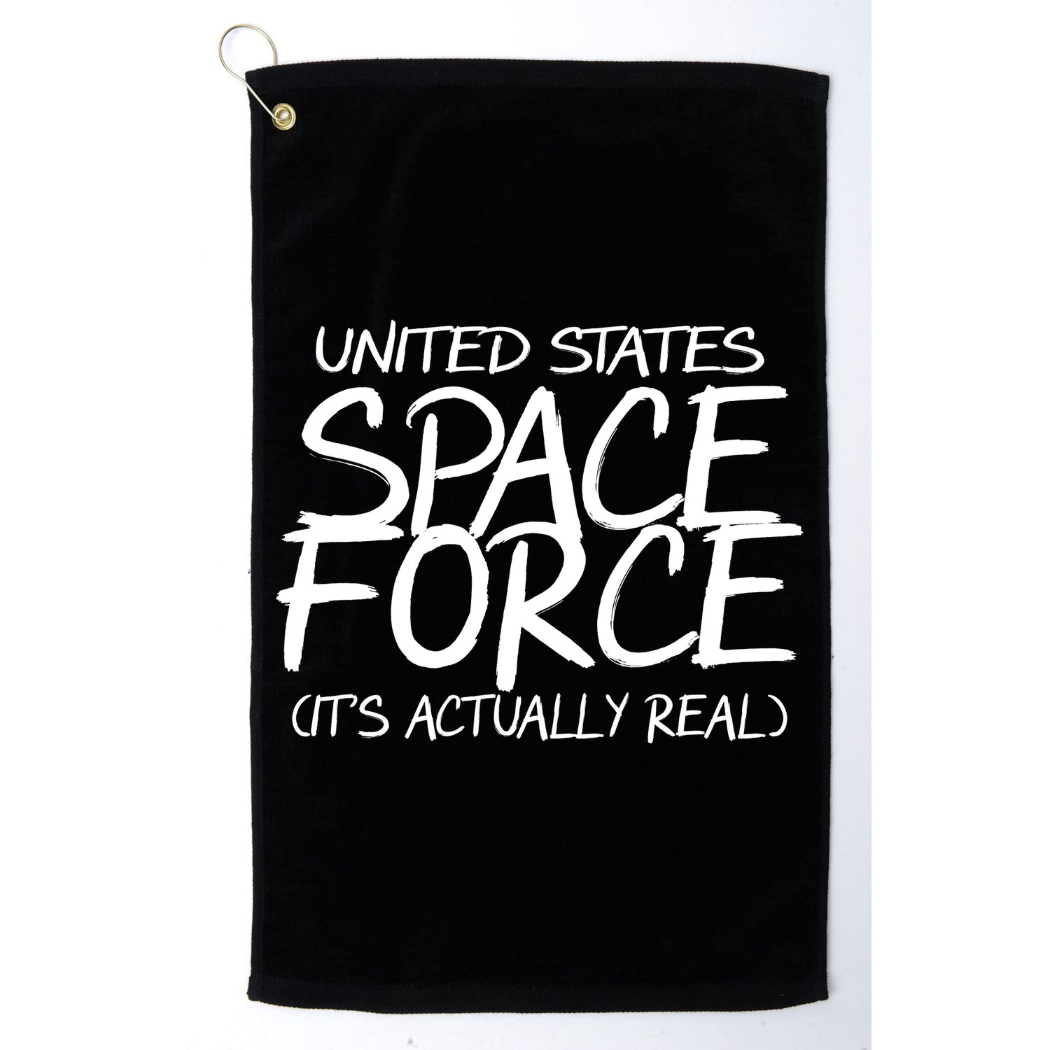 United States Space Force It's Actually Real Golf Towel