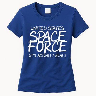 United States Space Force It's Actually Real Womens T-Shirt