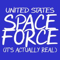 United States Space Force It's Actually Real Kids T-Shirt