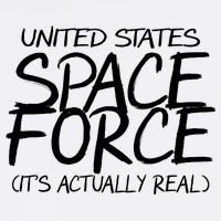 United States Space Force It's Actually Real Garment-Dyed Sweatshirt