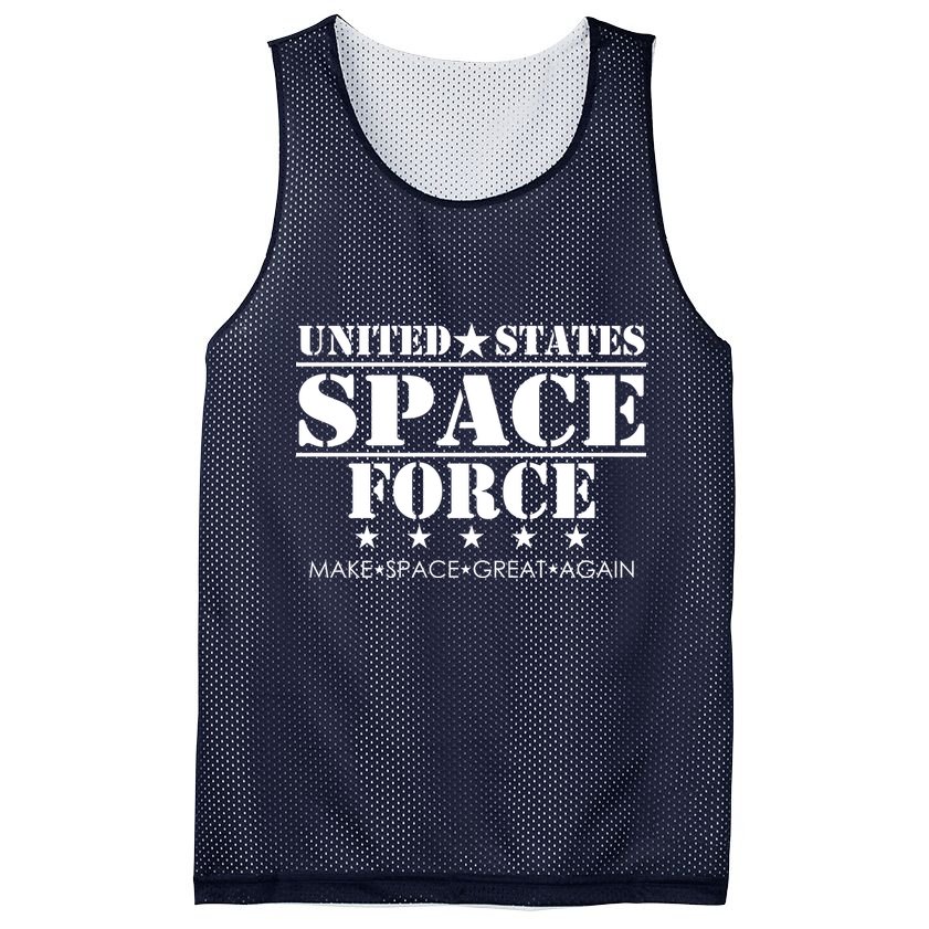 United States Space Force Make Space Great Again Mesh Reversible Basketball Jersey Tank