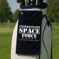 United States Space Force Make Space Great Again Golf Towel