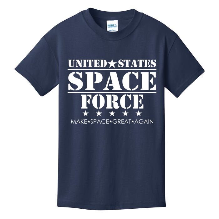 United States Space Force Make Space Great Again Kids T-Shirt