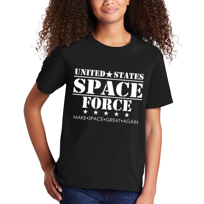 United States Space Force Make Space Great Again Kids T-Shirt