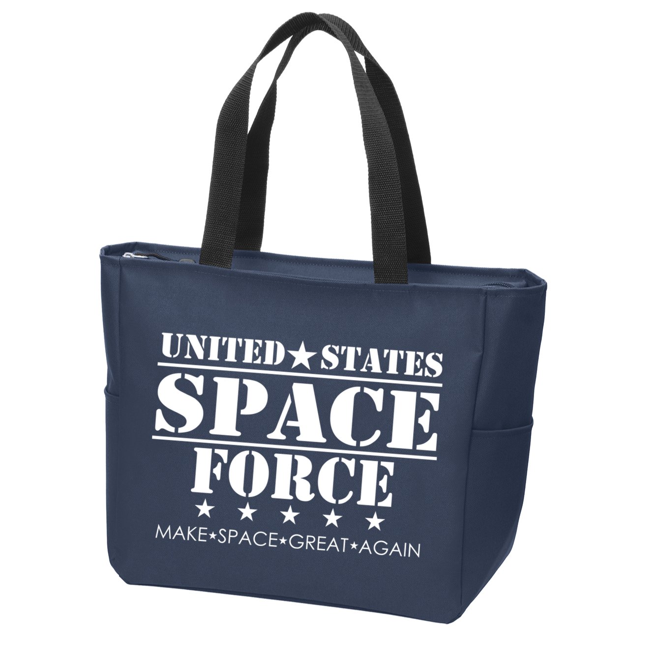 United States Space Force Make Space Great Again Zip Tote Bag