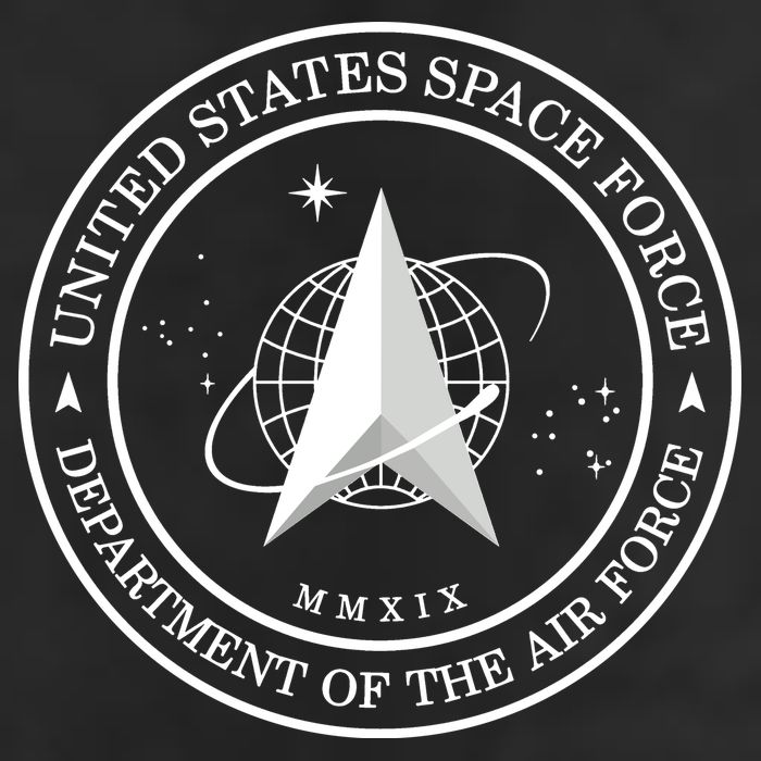 United States Space Force Outline Logo Adult Drive Performance Visor