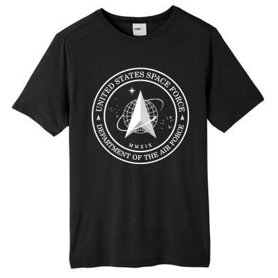 United States Space Force Outline Logo Tall Fusion ChromaSoft Performance T-Shirt