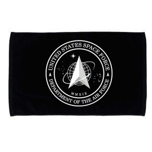 United States Space Force Outline Logo Microfiber Hand Towel