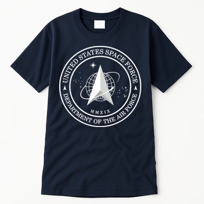 United States Space Force Outline Logo Tall T-Shirt