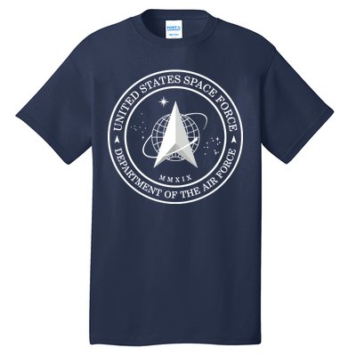 United States Space Force Outline Logo Tall T-Shirt