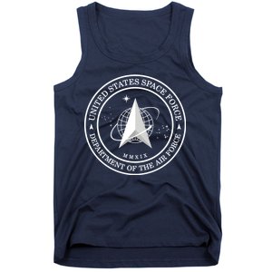 United States Space Force Outline Logo Tank Top