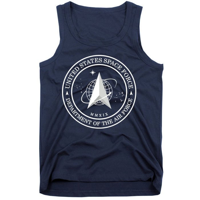 United States Space Force Outline Logo Tank Top