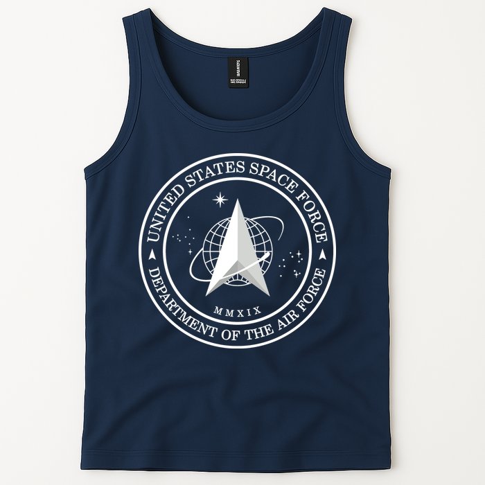 United States Space Force Outline Logo Tank Top