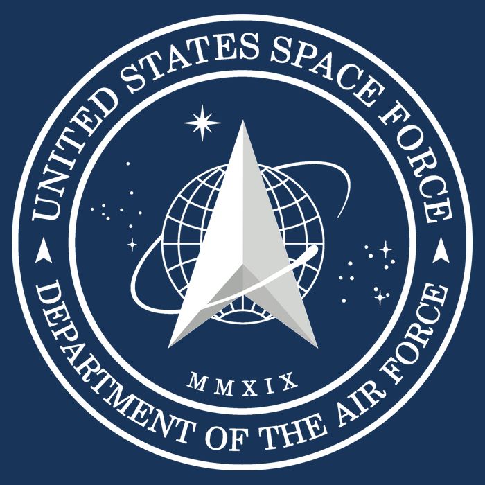 United States Space Force Outline Logo Tank Top