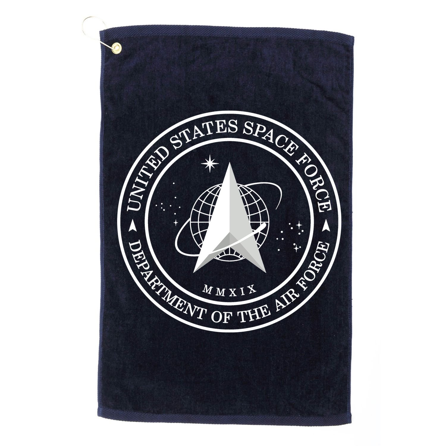 United States Space Force Outline Logo Golf Towel
