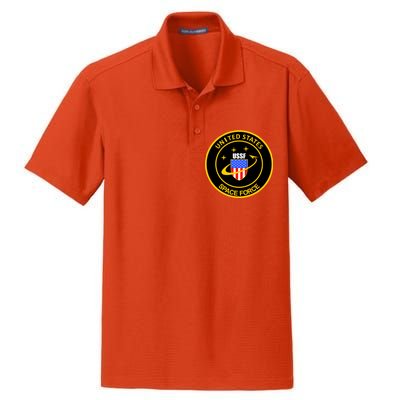 United States Space Force USSF Dry Zone Grid Polo