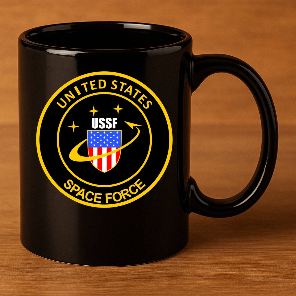United States Space Force USSF 11oz C Handle Ceramic Mug