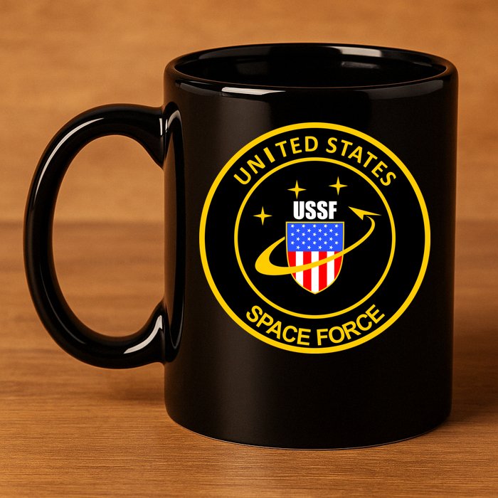 United States Space Force USSF 11oz C Handle Ceramic Mug