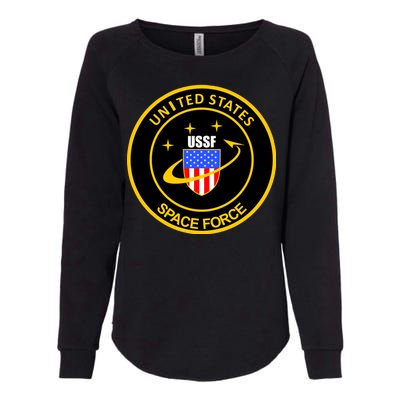 United States Space Force USSF Womens California Wash Sweatshirt