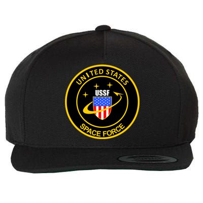 United States Space Force USSF Wool Snapback Cap