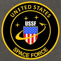 United States Space Force USSF Cotton Canvas Backpack