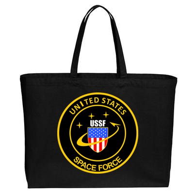 United States Space Force USSF Cotton Canvas Jumbo Tote