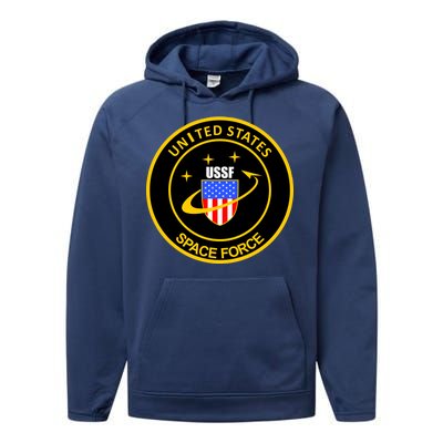 United States Space Force USSF Performance Fleece Hoodie