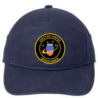 United States Space Force USSF 7-Panel Snapback Hat